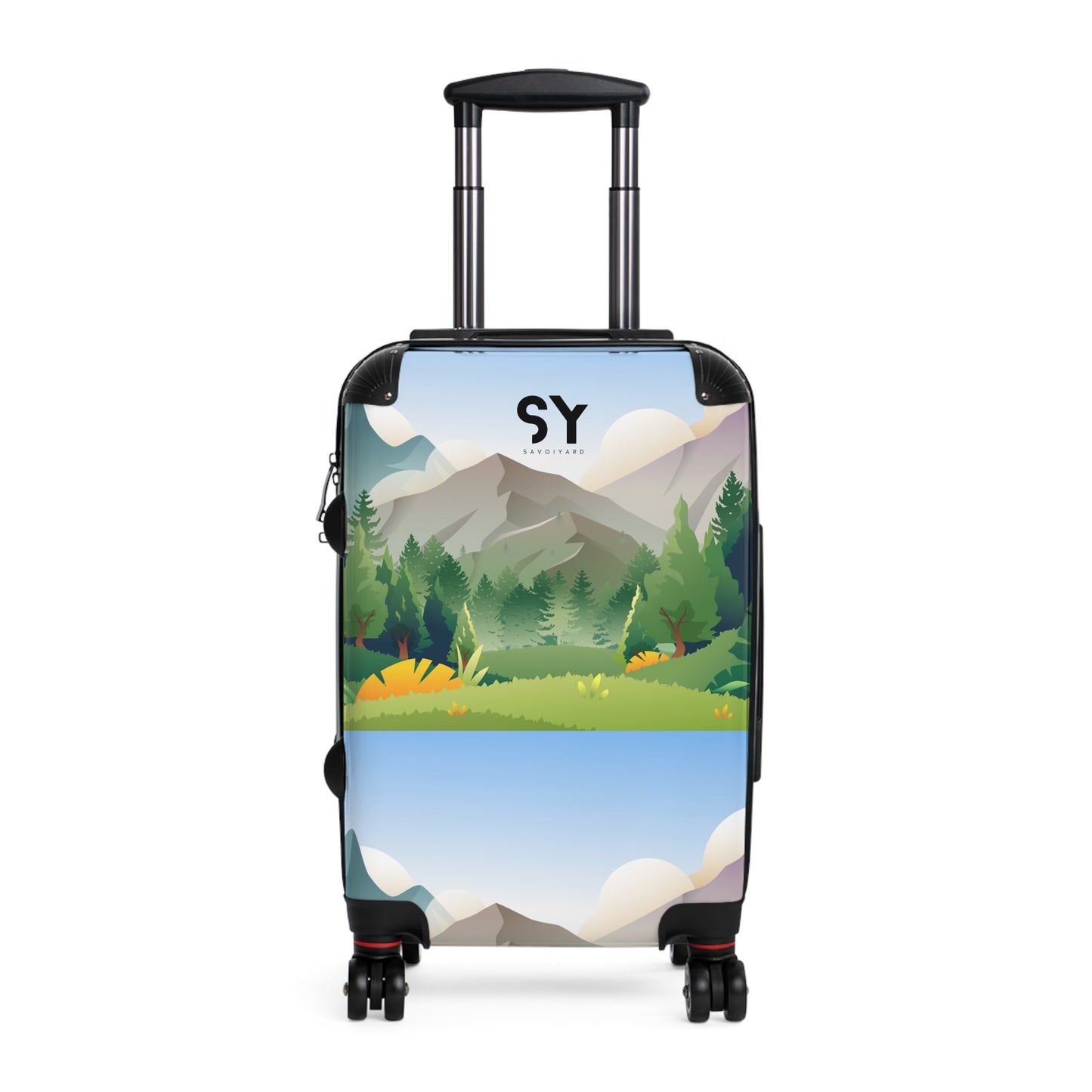 Savoiyard Scenic Nature Printed Luggage