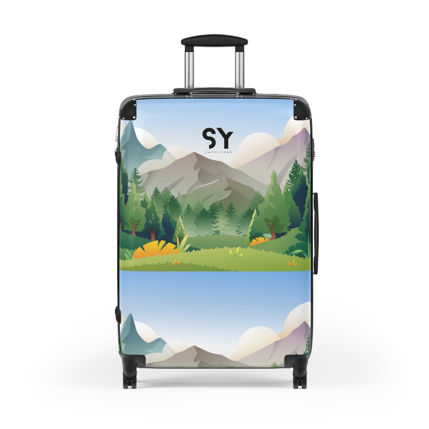 Savoiyard Scenic Nature Printed Luggage