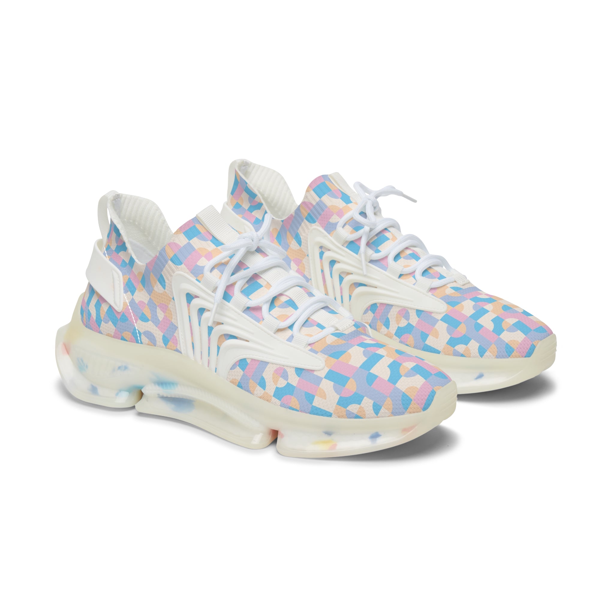 Colorful Women's Mesh Sneakers - Trendy Lightweight Athletic Footwear