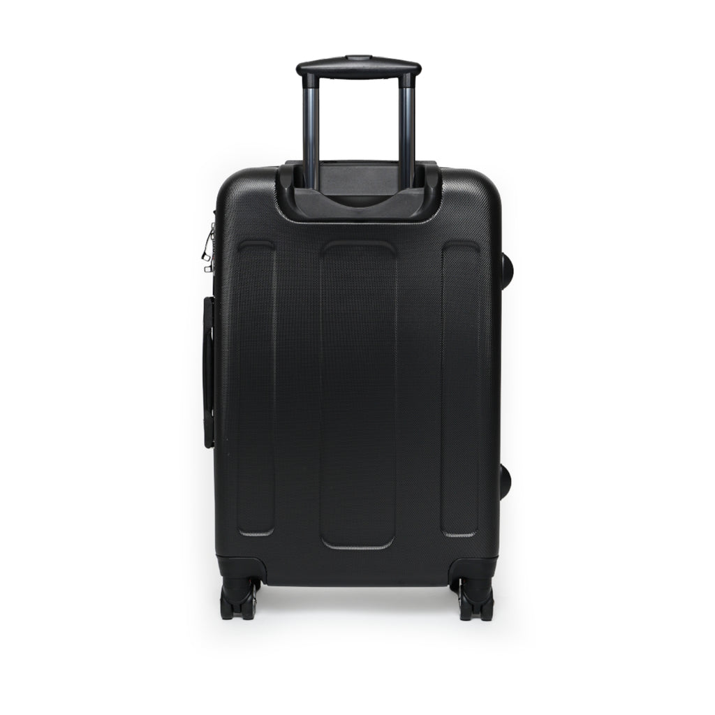 Colorful Adventure Suitcase with Scenic Design
