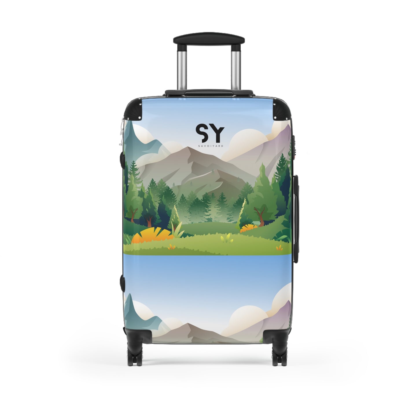 Savoiyard Scenic Nature Printed Luggage