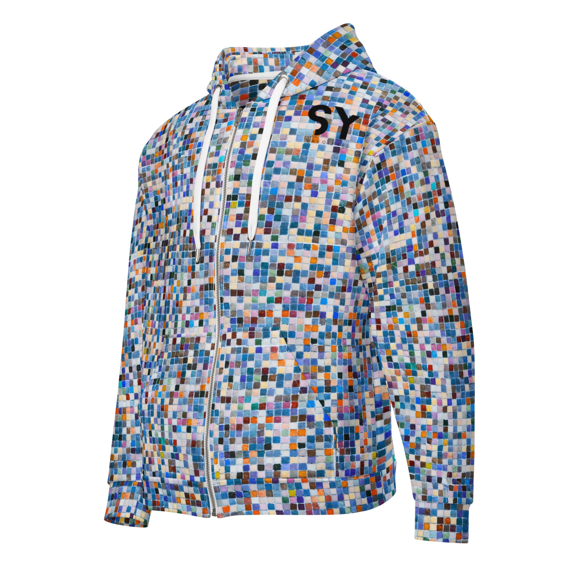 EliteCraft Printed Crew Unisex zip hoodie