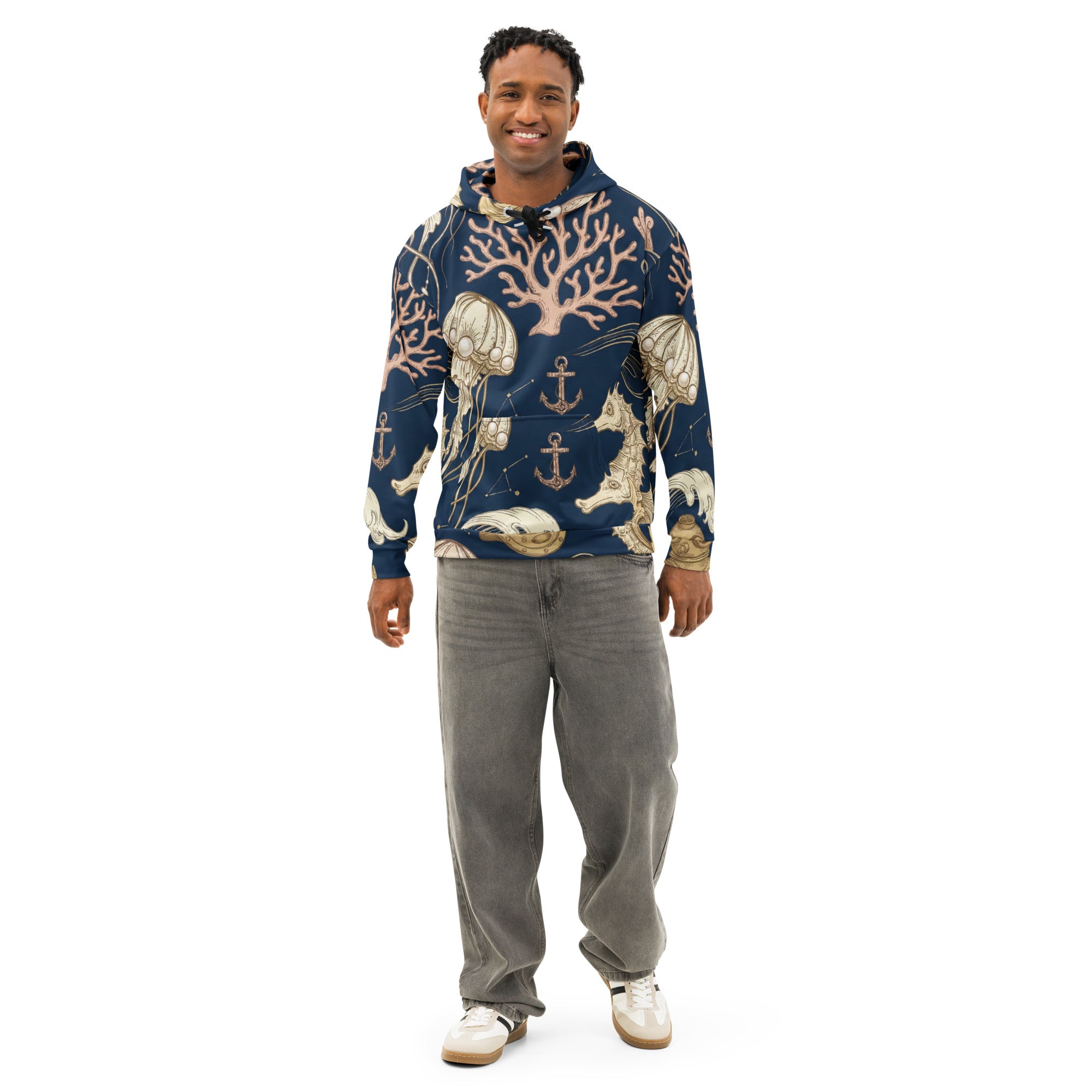Boulevard Marble Essential Hoodie - Hoodies